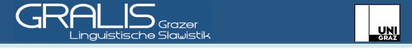 Das linguistische Slawistik-Portal der Karl-Franzens-Universität Graz